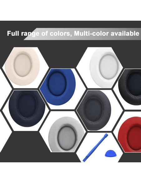 Almohadillas de Repuesto para Auriculares Beats Studio 2 y 3 - Negro Almohadillas de Repuesto para Auriculares Beats Studio 2 y 3 - Negro