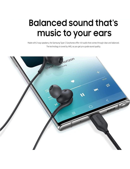 Auriculares Intrauditivos USB-C AKG con Micrófono y Control Auriculares Intrauditivos USB-C AKG con Micrófono y Control