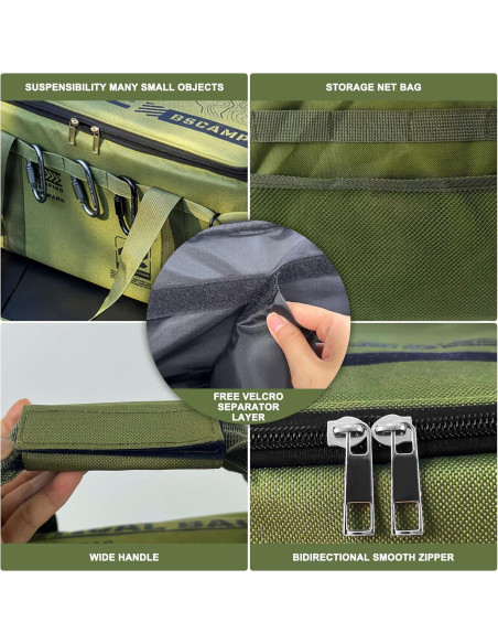 Bolsa de Almacenamiento Táctica OuYezy 42L Impermeable Verde Bolsa de Almacenamiento Táctica OuYezy 42L Impermeable Verde