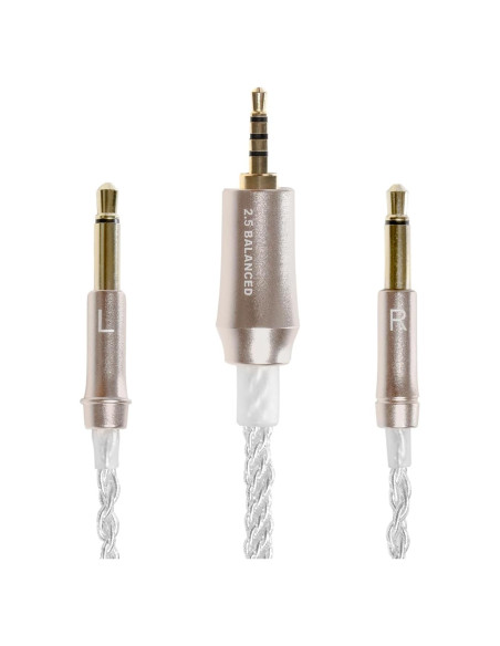 Cable de audio equilibrado 2.5mm Meze Audio 99 Series 1.2m Cable de audio equilibrado 2.5mm Meze Audio 99 Series 1.2m