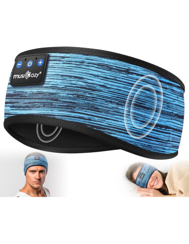Auriculares Bluetooth MUSICOZY para Dormir con Máscara 3D