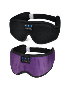 Máscara para dormir con auriculares Bluetooth LC-dolida 3D