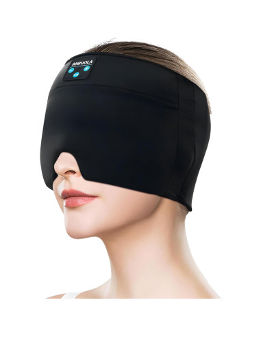 Gorro Alivio Migraña ANRUOLA con Auriculares Bluetooth 21.8x16cm