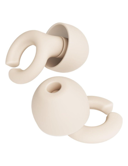 Tapones para oídos Hear Hush Hoops Silicona Crema 17dB Tapones para oídos Hear Hush Hoops Silicona Crema 17dB