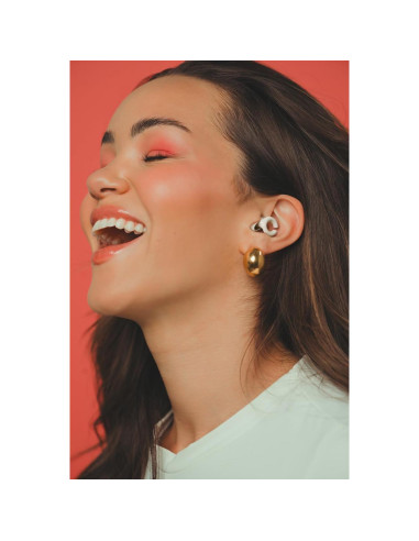 Tapones para oídos Hear Hush Hoops Silicona Crema 17dB