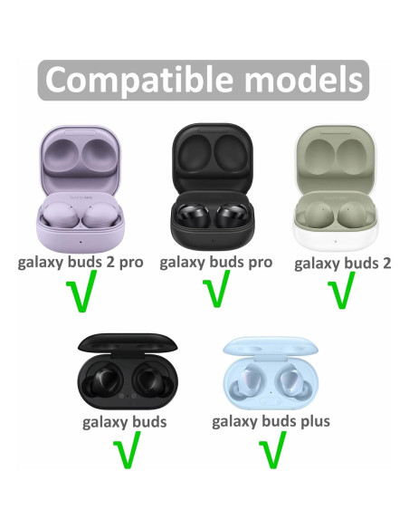 Puntas de Espuma de Memoria para Samsung Galaxy Buds 2 Pro - Negro Puntas de Espuma de Memoria para Samsung Galaxy Buds 2 Pro - Negro