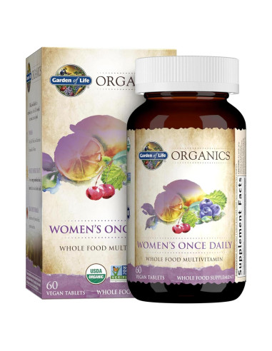 Multivitamina Orgánica Jardín de la Vida para Mujeres - 60 Tabletas