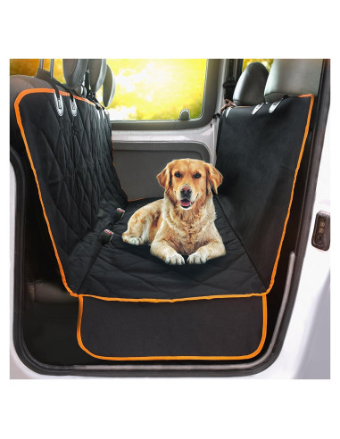 Cubierta de Asiento para Perros Doggie World Estándar Naranja
