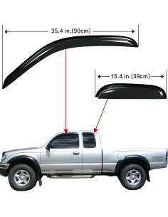 Protectores de Lluvia Aumivoron para Toyota Tacoma 1995-2004 2