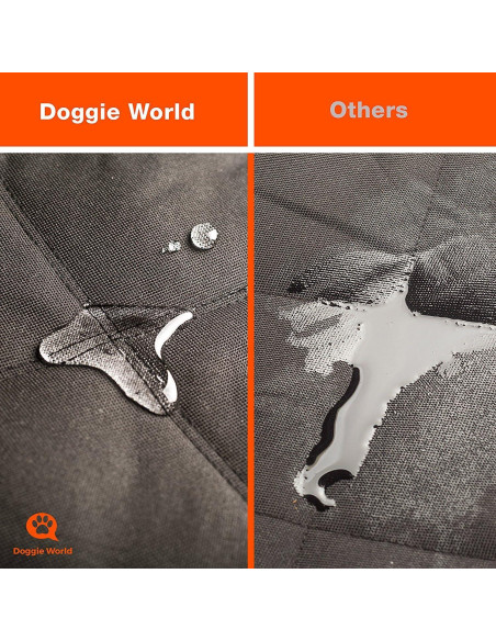 Cubierta de Asiento para Perros Doggie World Estándar Naranja Cubierta de Asiento para Perros Doggie World Estándar Naranja