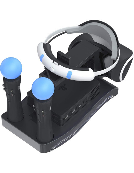 Soporte de Carga y Exhibición Skywin para PSVR y Controladores Move Soporte de Carga y Exhibición Skywin para PSVR y Controladores Move