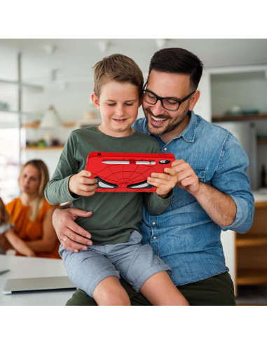 Funda para iPad 10 Generación 2022 Niños Rojo Negro