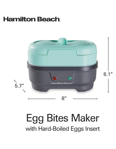Cocedor Eléctrico de Huevos Hamilton Beach 25511 Verde 6 Huevos