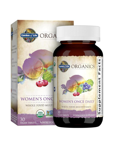 Multivitamina Orgánica Jardín de la Vida para Mujeres 30 Tabletas