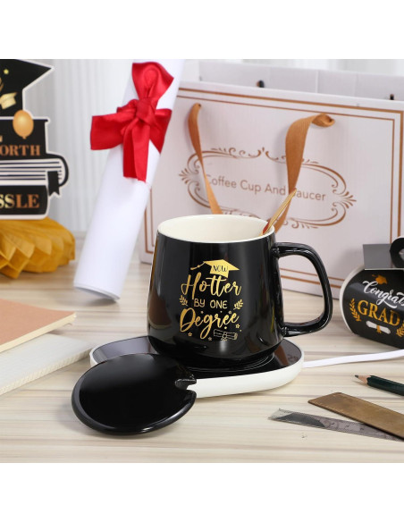 Set Taza de Cerámica de Graduación Baderke con Calentador Set Taza de Cerámica de Graduación Baderke con Calentador