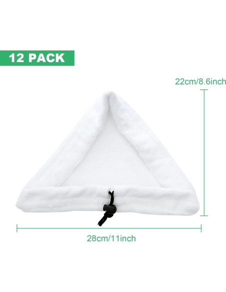 12 Almohadillas Reemplazo Microfibra para Mop Vapor Steamboy 12 Almohadillas Reemplazo Microfibra para Mop Vapor Steamboy