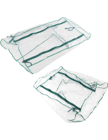Invernadero Mini Hakeeta 2 Niveles PVC 69x49x92cm Transparente Invernadero Mini Hakeeta 2 Niveles PVC 69x49x92cm Transparente