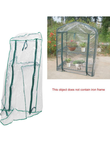 Invernadero Mini Hakeeta 2 Niveles PVC 69x49x92cm Transparente