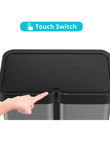 Basurero Automático Takywep 60L con Sensor de Movimiento