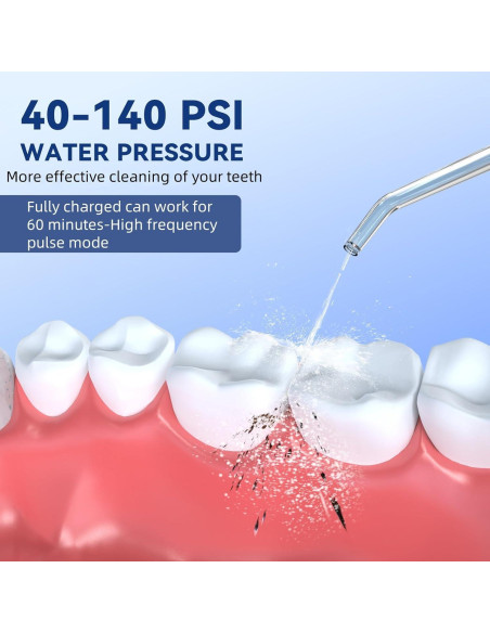 Hilo Dental Portátil Becoolpet MS16 5 Modos IPX7 Blanco Hilo Dental Portátil Becoolpet MS16 5 Modos IPX7 Blanco