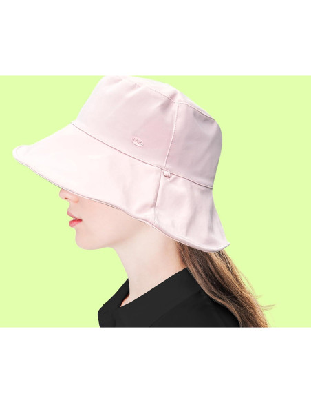 Sombrero de Cubo Plegable para Mujeres - Secado Rápido Rosa Sombrero de Cubo Plegable para Mujeres - Secado Rápido Rosa