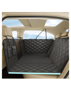 Funda de Asiento para Perros Fidozen SC9V1 Negro Impermeable