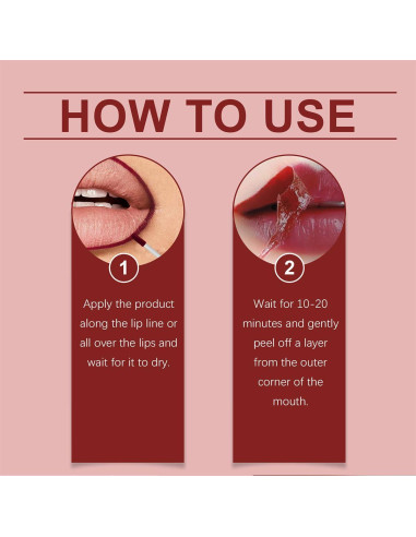 Juego de 3 Lápices de Labios Peel Off Baorder 28.35g