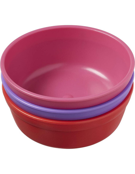 Set de 3 Tazones ECR4Kids Mi Primer Tazón - Libre de BPA Set de 3 Tazones ECR4Kids Mi Primer Tazón - Libre de BPA