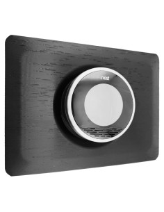 Placa de Pared Negra Carbón Adorna One para Google Nest