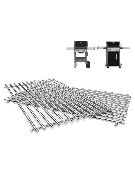 Rejillas de Acero Inoxidable 304 QuliMetal para Parrillas Weber Spirit 200 Rejillas de Acero Inoxidable 304 QuliMetal para Parrillas Weber Spirit 200