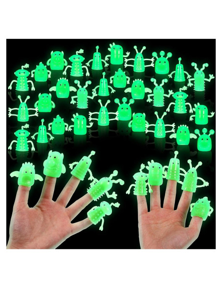 30 Muñecos de Dedo Brillantes Soulchen - Juguetes de Goma para Niños 30 Muñecos de Dedo Brillantes Soulchen - Juguetes de Goma para Niños