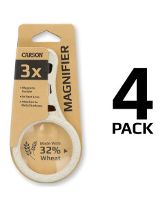 Juego de 4 Lentes de Aumento Carson - Mango Magnético 3x y 6x 2