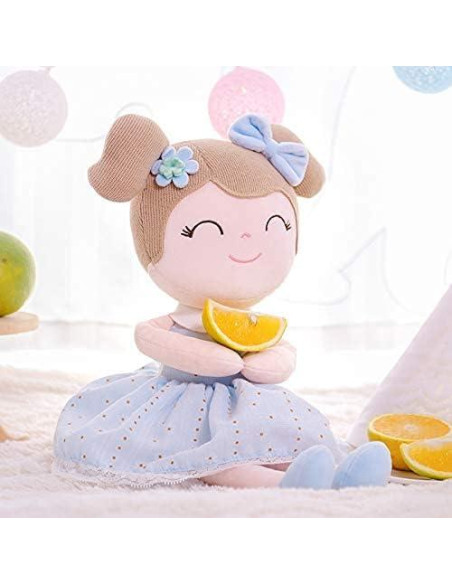 Muñeca de Peluche Gloveleya Azul Claro 40 cm con Caja de Regalo Muñeca de Peluche Gloveleya Azul Claro 40 cm con Caja de Regalo