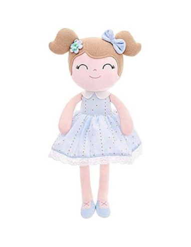 Muñeca de Peluche Gloveleya Azul Claro 40 cm con Caja de Regalo