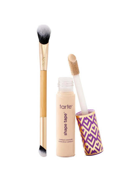 Corrector y Brocha Tarte Shape Tape 12N Justo Neutral 49.6g Corrector y Brocha Tarte Shape Tape 12N Justo Neutral 49.6g