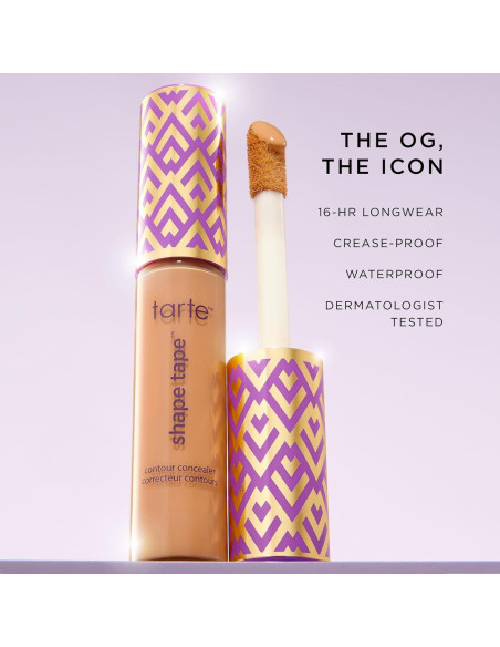 Corrector y Brocha Tarte Shape Tape 12N Justo Neutral 49.6g Corrector y Brocha Tarte Shape Tape 12N Justo Neutral 49.6g