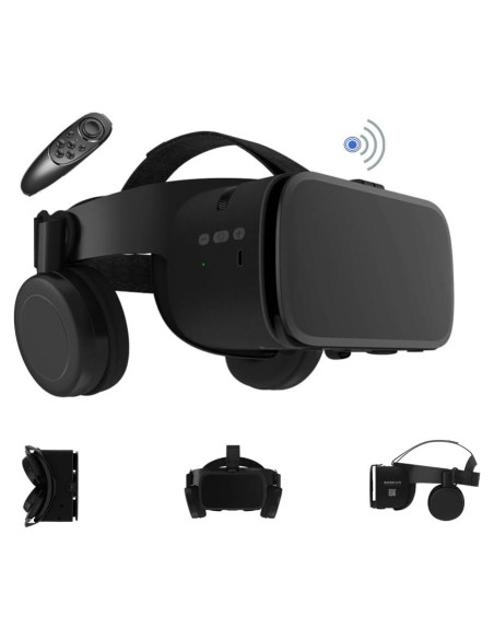 Gafas VR 3D ZYbesthao para Smartphone 4.7-6.2" Bluetooth Negro Gafas VR 3D ZYbesthao para Smartphone 4.7-6.2" Bluetooth Negro