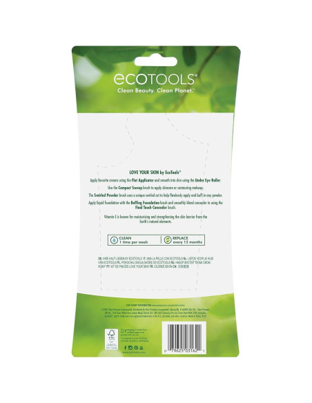 Kit de Brochas de Maquillaje EcoTools Ama Tu Piel - 6 Cabezas Kit de Brochas de Maquillaje EcoTools Ama Tu Piel - 6 Cabezas
