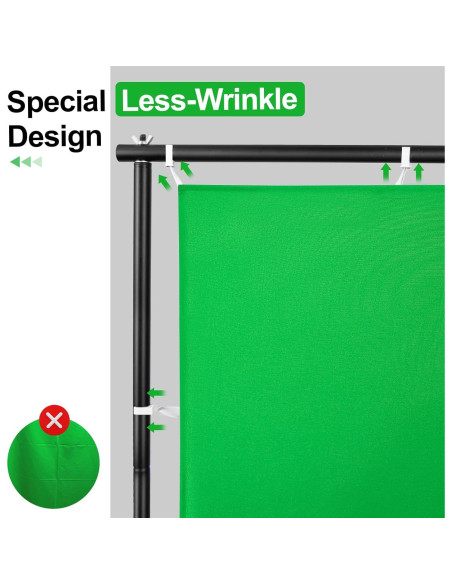 Kit de Iluminación Softbox EMART 40x40cm con Fondo Verde 2.13x3.05m Kit de Iluminación Softbox EMART 40x40cm con Fondo Verde 2.13x3.05m