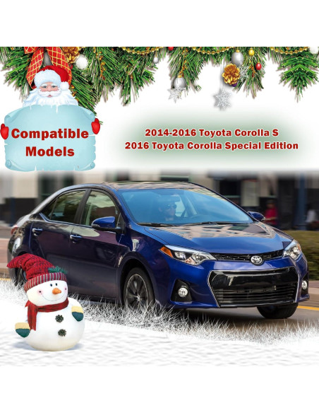 Rejilla Delantera CarPartsDepot para Toyota Corolla 2014-2016 Rejilla Delantera CarPartsDepot para Toyota Corolla 2014-2016