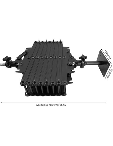 Riel de Techo para Fotografía Pxolerig 2M con Pantógrafo
