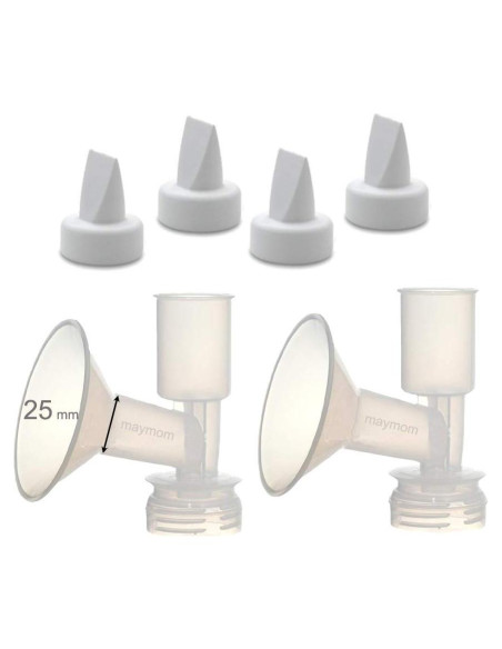 Kit Flange Reemplazo Maymom 25 mm para Extractor Ameda Kit Flange Reemplazo Maymom 25 mm para Extractor Ameda