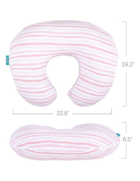 Funda de Almohada de Lactancia Biloban 2 Unidades Algodón Jersey Rosa y Gris Funda de Almohada de Lactancia Biloban 2 Unidades Algodón Jersey Rosa y Gris