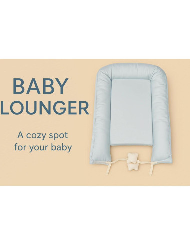 Cojín para Bebés Mabanu Azul Pastel - Nido Portátil Seguro