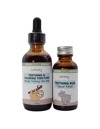 Kit de Rescate para Dentición Balm Baby - Tintura y Frote 100% Natural