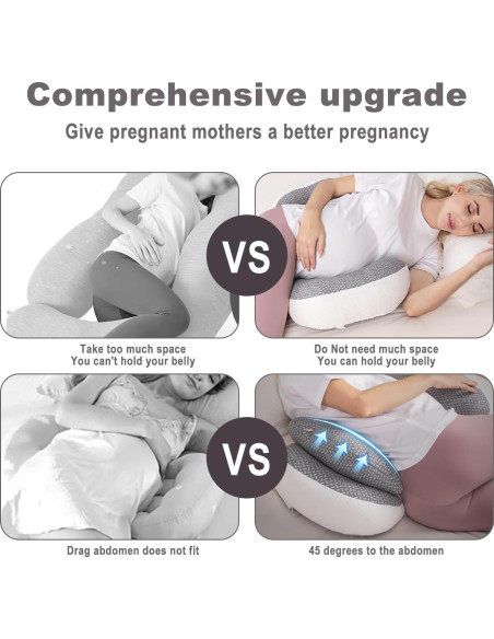 Almohada de Embarazo Chilling Home Cuña Ajustable Gris 71x40cm Almohada de Embarazo Chilling Home Cuña Ajustable Gris 71x40cm