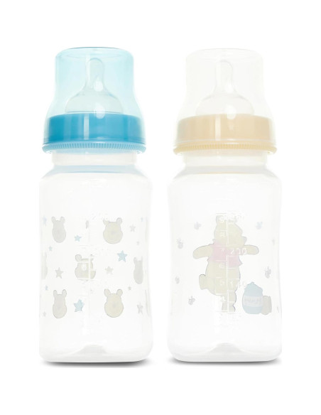 Juego de Biberones y Chupetes Disney Baby - 2 Biberones 325ml + 2 Chupetes Ortodónticos Juego de Biberones y Chupetes Disney Baby - 2 Biberones 325ml + 2 Chupetes Ortodónticos