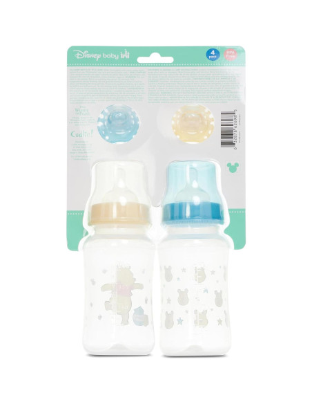 Juego de Biberones y Chupetes Disney Baby - 2 Biberones 325ml + 2 Chupetes Ortodónticos Juego de Biberones y Chupetes Disney Baby - 2 Biberones 325ml + 2 Chupetes Ortodónticos
