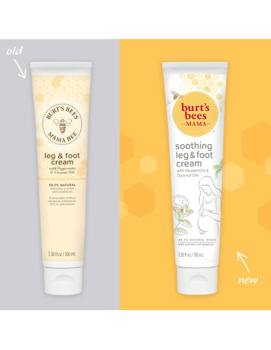 Crema para Piernas y Pies Burt's Bees 95g - Natural y Calmante
