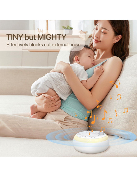 Máquina de Sonido iFamily NC01 para Dormir Bebés - 16 Sonidos, Luz Nocturna Máquina de Sonido iFamily NC01 para Dormir Bebés - 16 Sonidos, Luz Nocturna